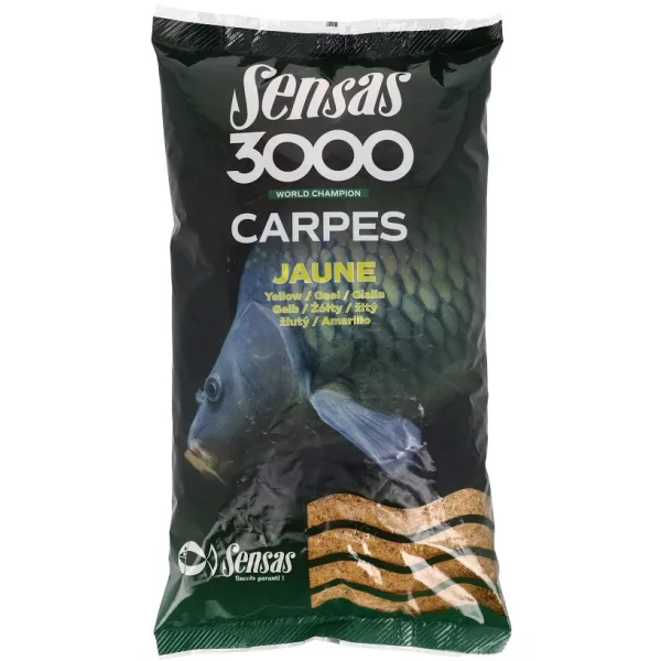 Sensas 3000 Kapří Žlutá Krmivo 1kg