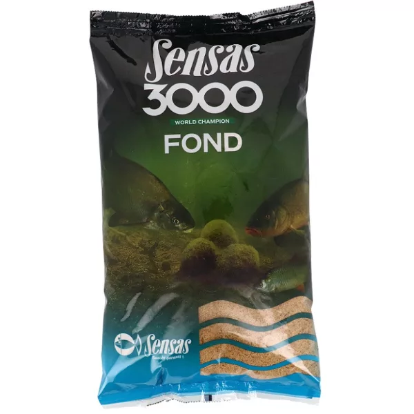 Sensas 3000 Fond Heavy Mix Říční Krmítko 1kg