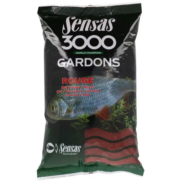 Sensas 3000 Gardons Red Plotice Krmítko 1kg