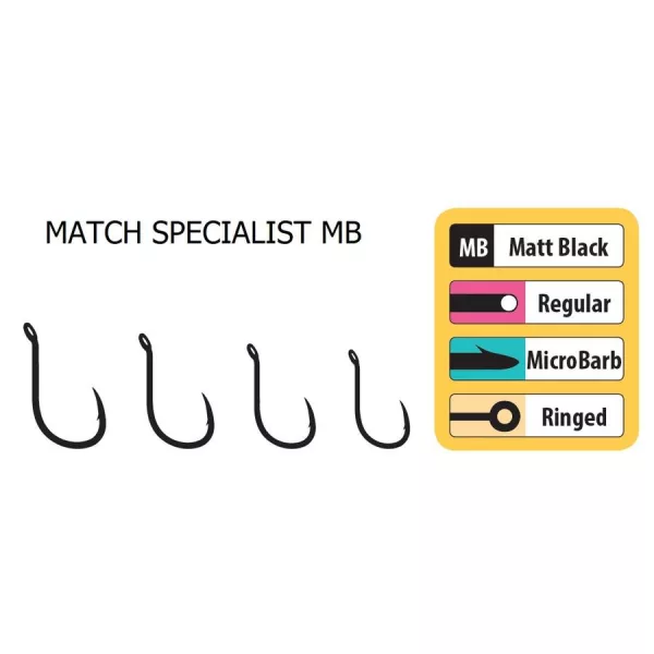 Trabucco Match Specialist 10 Háček s očkem a protihrotem 15ks