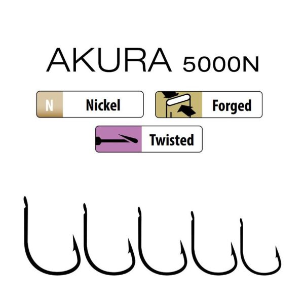 Trabucco Akura 5000N 14 Háček s lopatkou, s protihrotem 15ks