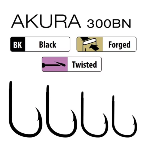 Trabucco Akura 300 BN 02 Háček s lopatkou, s protihrotem 10ks