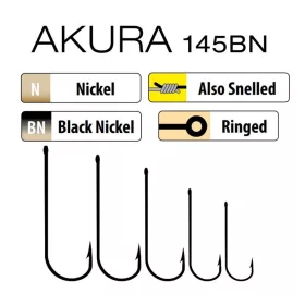 Trabucco Akura 145 BN 06 Háček pro dravé ryby 15ks