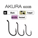 Trabucco Akura Siluro 600B 06/0 Háček pro dravé ryby 5ks