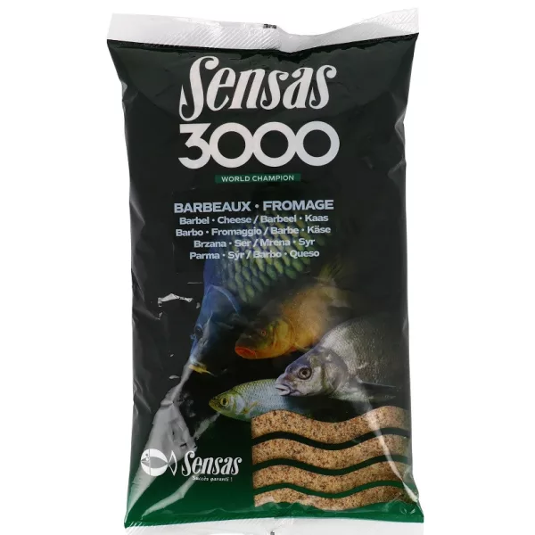 Sensas 3000 Barbel With Cheese Krmení 1kg