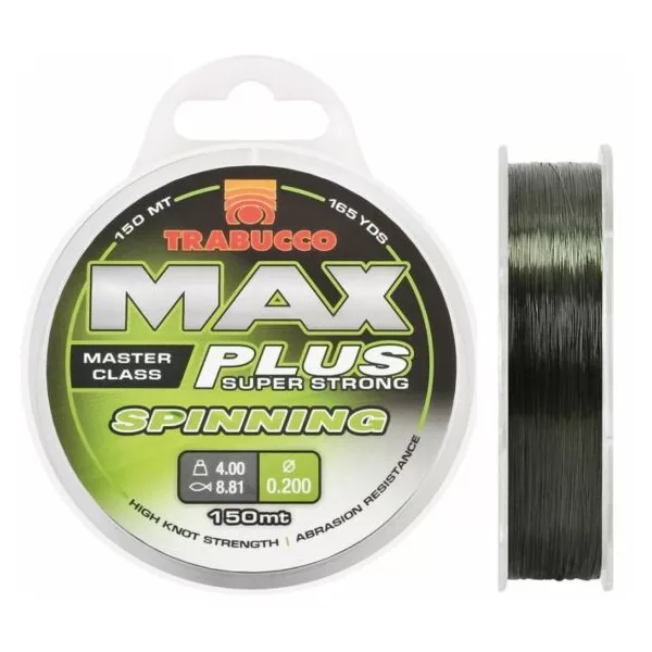 Trabucco Max Plus Line Spinning 150m 0,40mm Monofil Hlavní vlasec