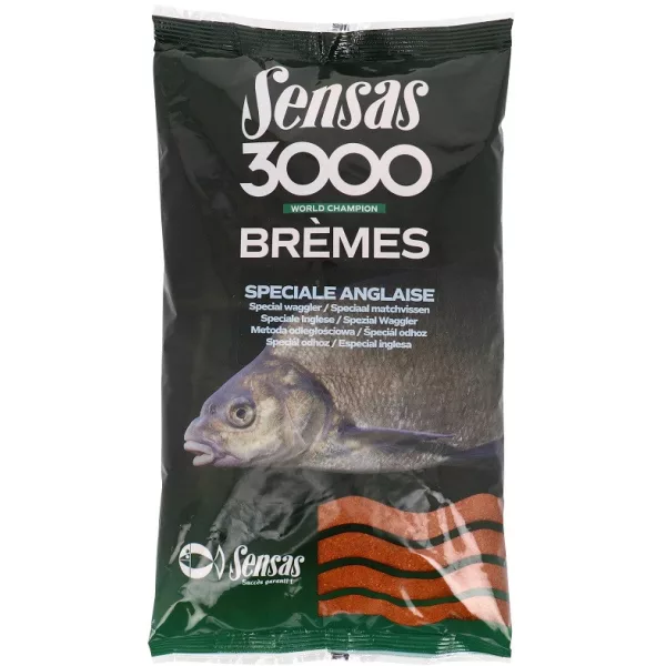 Sensas 3000 Super Anglaise Bream Krmení 1kg