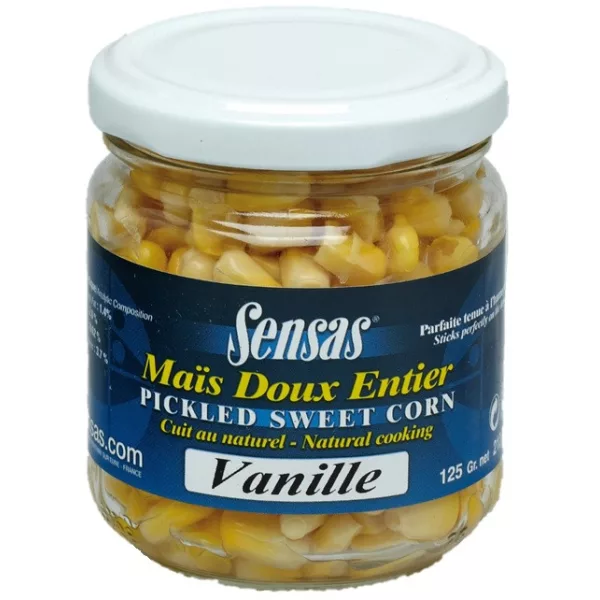 Sensas Skleněná Vanilková Kukuřice na chytání 212ml