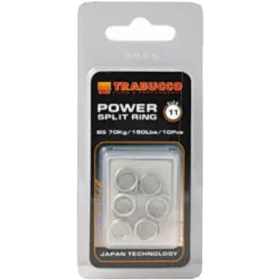 Trabucco Power Split Ring 12,5mm Dělený kroužek 6ks