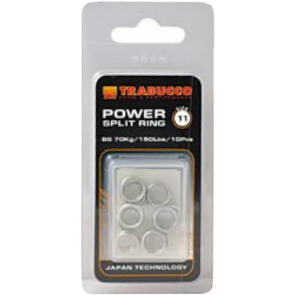 Trabucco Power Split Ring 12,5mm Dělený kroužek 6ks