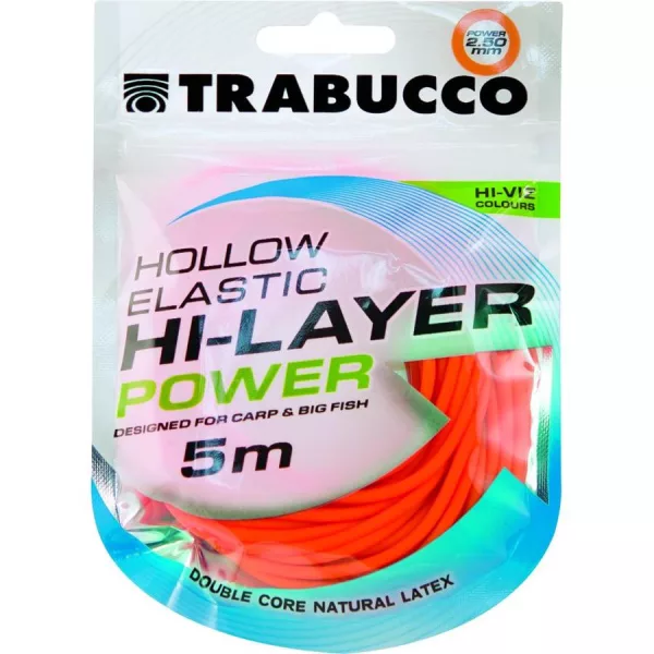 Trabucco Hi-Layer Hollow Elastic Power Rakós Trubičková guma 2,5mm 5m