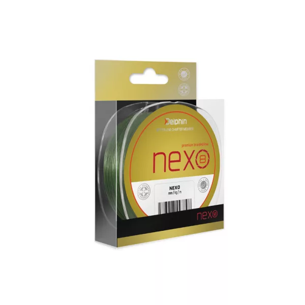Delphin NEXO 12 zelená 130m 0,10mm 15lbs