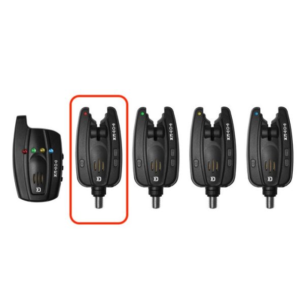 Signalizátor záběru pro set Delphin TOTEM červený (1ks)