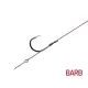 Delphin Proxi Sting Vázaný Háček 8cm / 0,10mm / BARB #8 / Sting 7mm