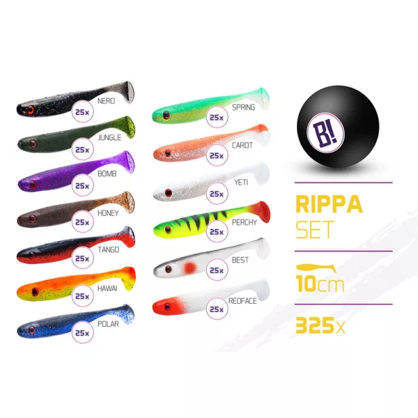 Delphin Sady umělých nástrah BOMB Rippa / 325ks 10cm