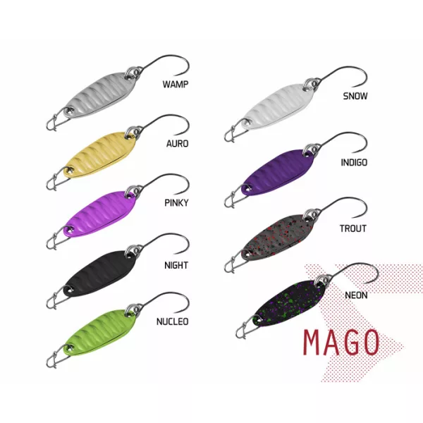 Delphin Mago SNOW #8 - 2gr - Třpytka - Velikost háčku #8