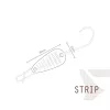 Delphin Strip WAMP #8 - 2gr - Třpytka - Velikost háčku #8