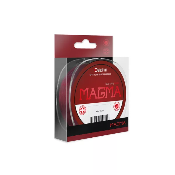 Monofil Delphin MAGMA / bordó 0,165mm 5,6lbs 5000m