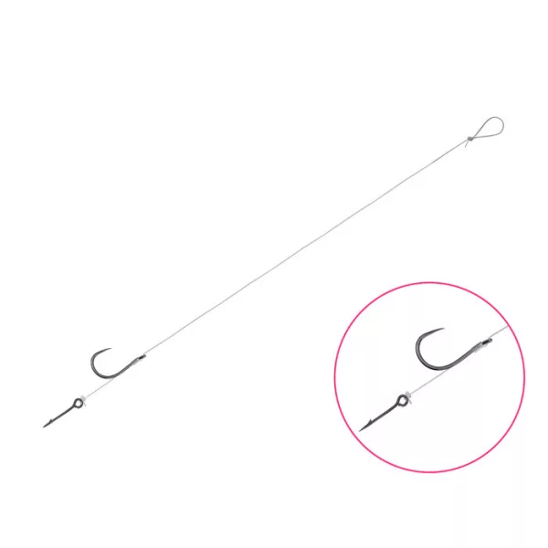 Feederový navázaný háček Delphin FLR Sting / 6ks 8cm #8 SM