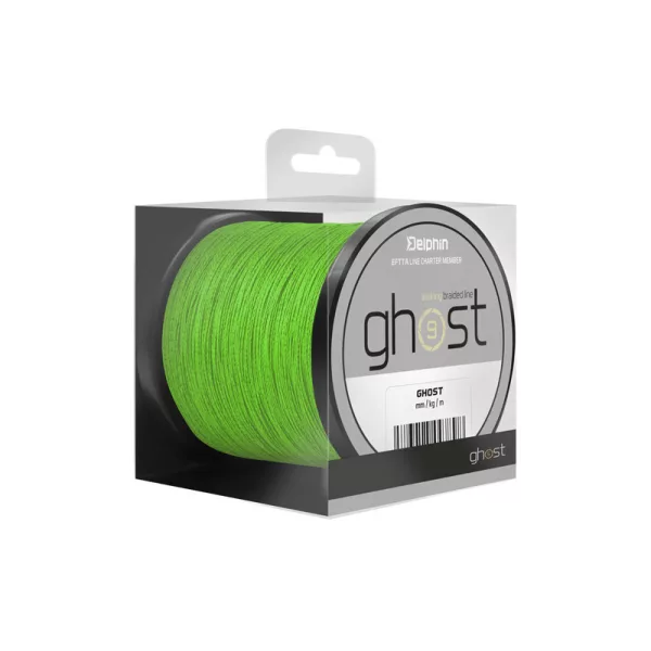 Delphin GHOST 8+1 / zelený 0,33mm 40lbs 300m