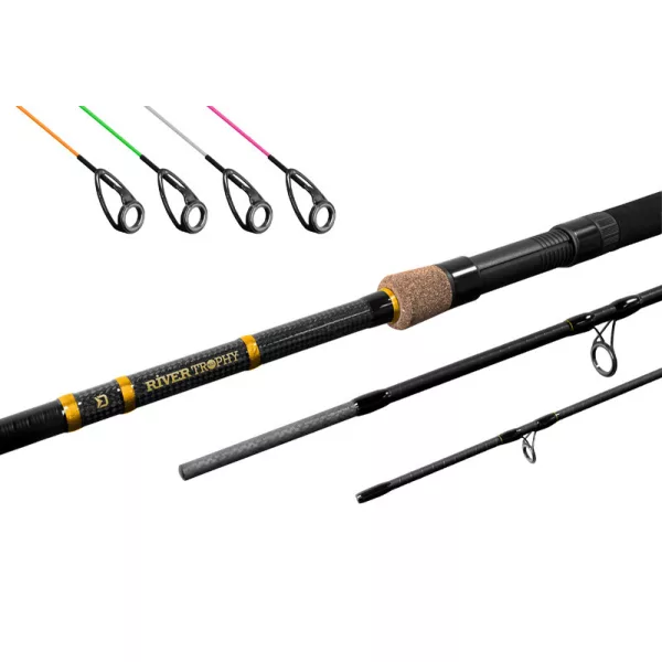 Delphin RIVER Trophy NXT + 4 špičky 400cm/200g/3 díl Feederový prut