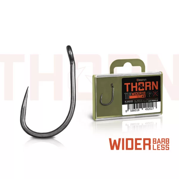 Delphin THORN Wider BarbLESS 8 Očko bez protihrotu
