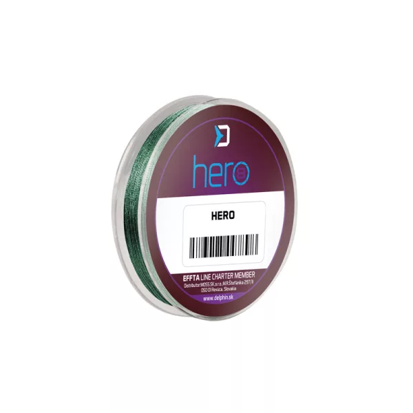 Delphin HERO 8 0,18mm Splétaná zelená