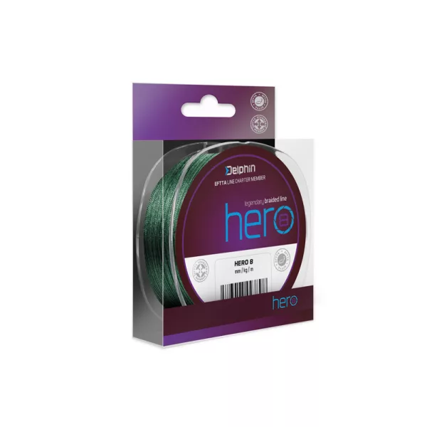 Delphin HERO 8 0,50mm Splétaná zelená