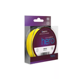 Delphin HERO 8 0,25mm Splétaná Fluo žlutá
