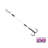 Delphin BOMB! Twisto RIGS Fluorocarbon / 3ks Fluorocarbon 4 10cm
