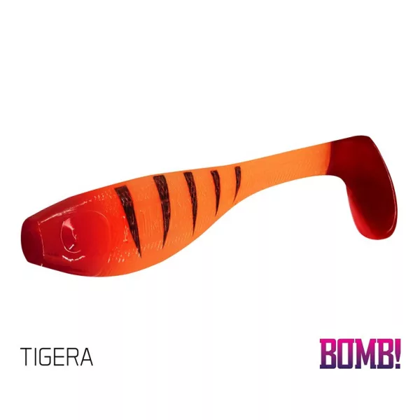 Delphin BOMB! Gumová nástraha Fatty - Tigera 5ks Gumová umělá nástraha 10cm