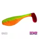 Delphin BOMB! Gumová rybka Fatty - Disco 5ks Gumová nástraha 10cm