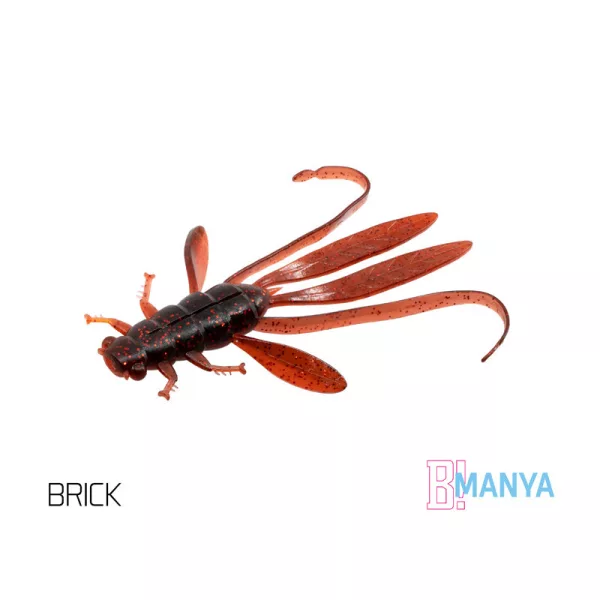 Delphin MANYA UVs nymfa / 5ks 10.5cm/BRICK