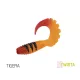 Gumová nástraha Delphin TWISTA UVs / 5ks 8cm/TIGERA