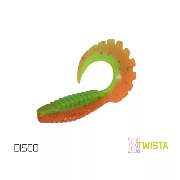 Gumová nástraha Delphin TWISTA UVs / 5ks 10cm/DISCO