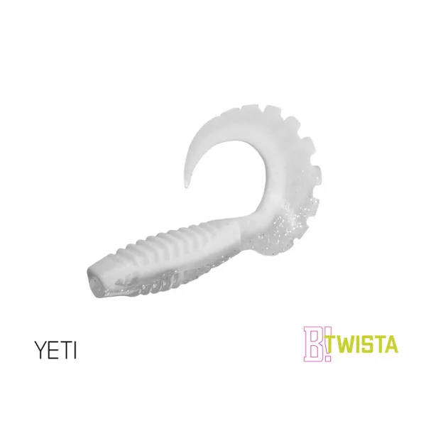 Gumová nástraha Delphin TWISTA UVs / 5ks 10cm/YETI