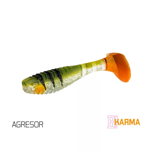 Delphin KARMA UVs / 5ks 10cm/AGRESOR gumová nástraha