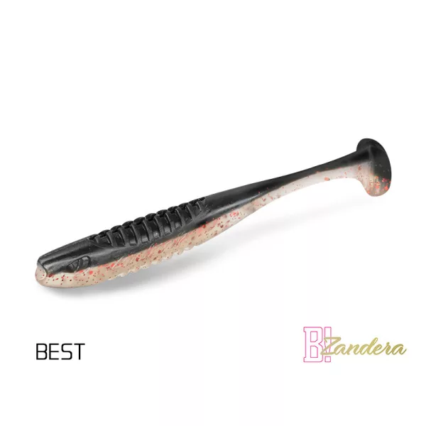 Gumová nástraha Delphin ZANDERA UVs / 5ks 10cm/BEST