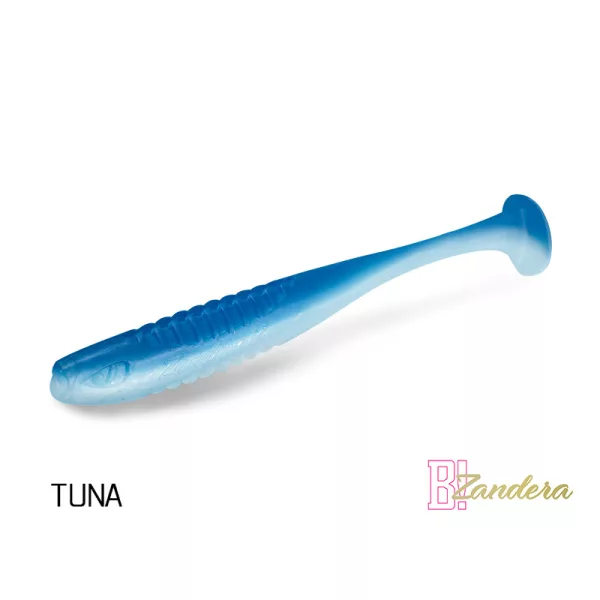 Gumová nástraha Delphin ZANDERA UVs / 5ks 10cm/TUNA