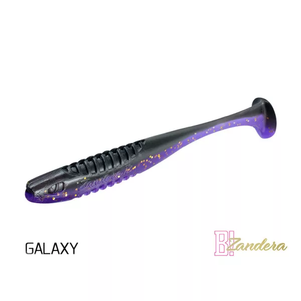 Gumová nástraha Delphin ZANDERA UVs / 5ks 10cm/GALAXY