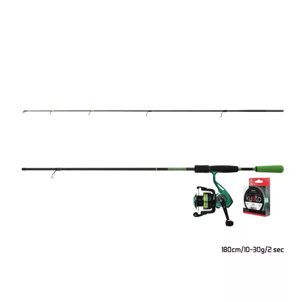 Delphin GreenSpin 1,80m Přívlačový set