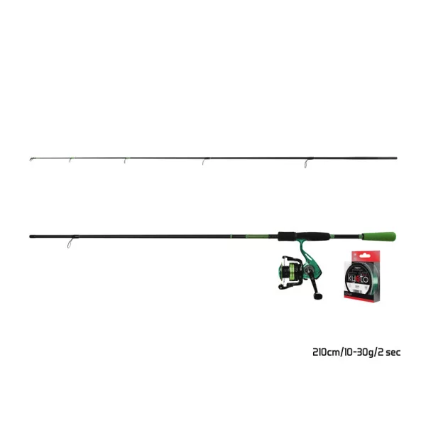 Delphin GreenSpin 2,10m Přívlačový set