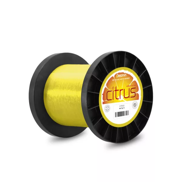 Delphin Citrus 0,28mm 26000m Žlutý monofilní hlavní vlasec