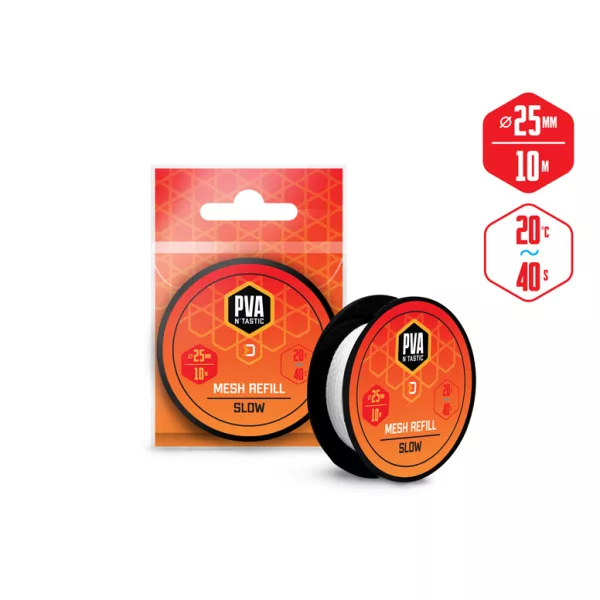 Delphin PVA n 'tastic náhradní síťka / 10m - 25mm PVA síťka