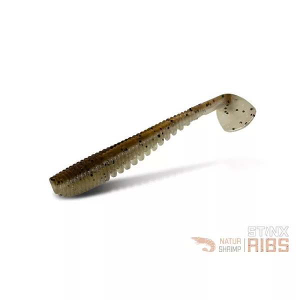 Delphin B! StinxRibs Shrimp Gumová nástraha 5cm