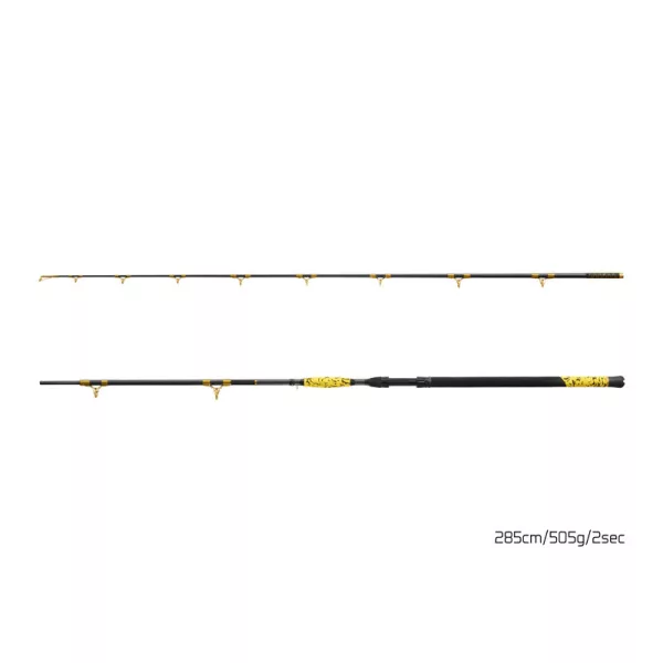 Delphin HAZARD BxG 285cm, 505g, 2dílný sumcový prut