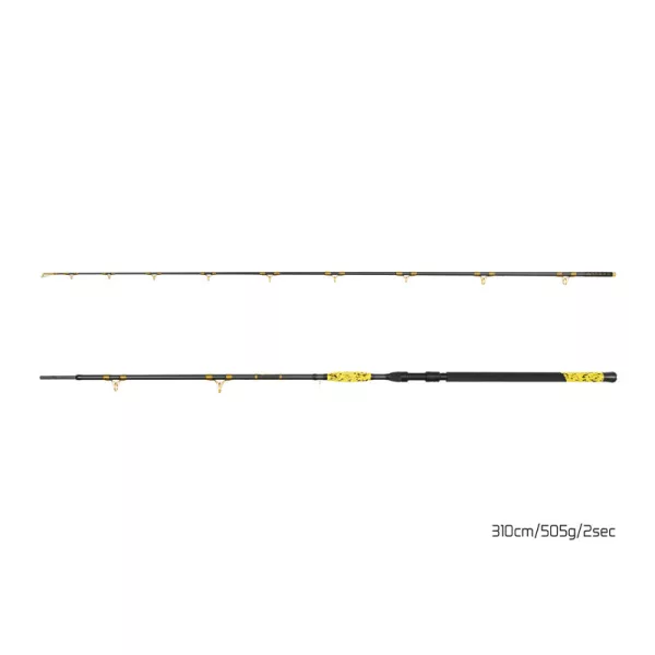 Delphin HAZARD BxG 310cm, 505g, 2dílný sumcový prut
