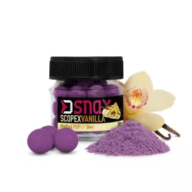   Delphin D SNAX POP nástraha 5.5mm/20g Scopex-vanilla Pop Up Feeder nástraha