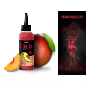 Delphin Fluo dip D SNAX LiquiX /100ml Mango-Broskev tekutina