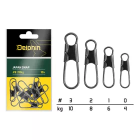 Delphin Japan Snap karabinka #3 10ks